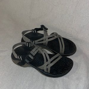 Almost New Womens Gray Two-Strap Chacos